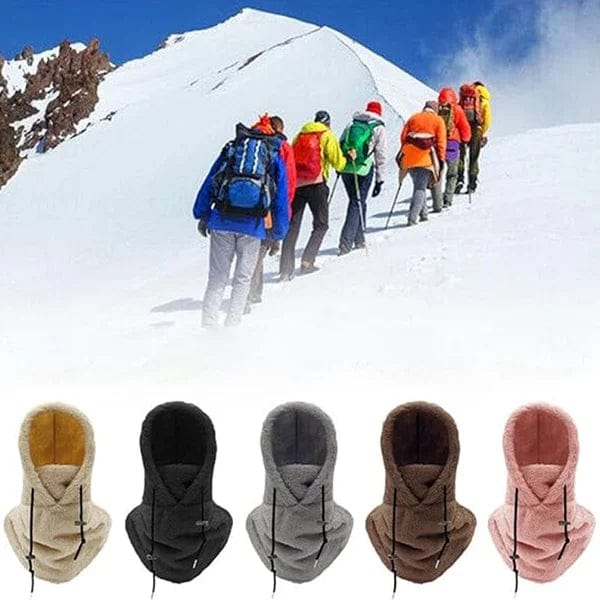 (Winter Sale 50% Off) Sherpa Hood Ski Mask - flowerence