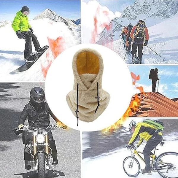 (Winter Sale 50% Off) Sherpa Hood Ski Mask - flowerence