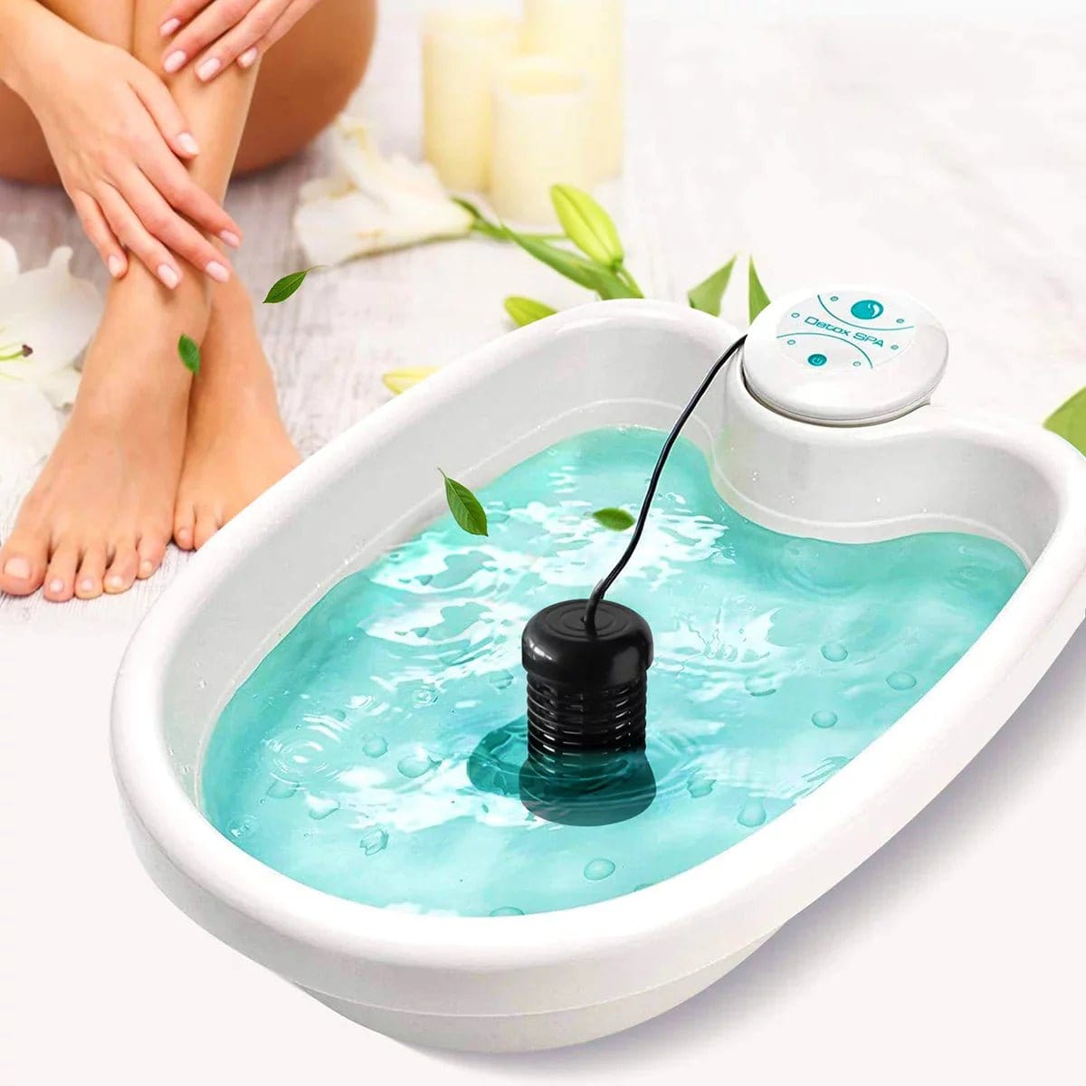 APROLO™ Portable Ionic Detox Foot Bath Machine - flowerence