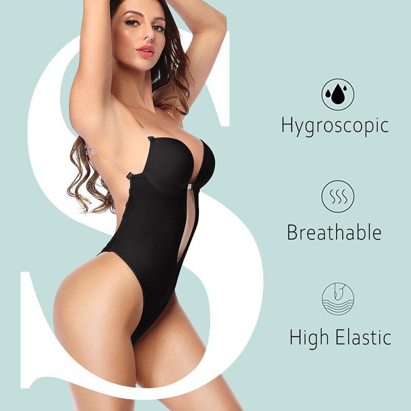 Backless Body Shaper Bra - flowerence