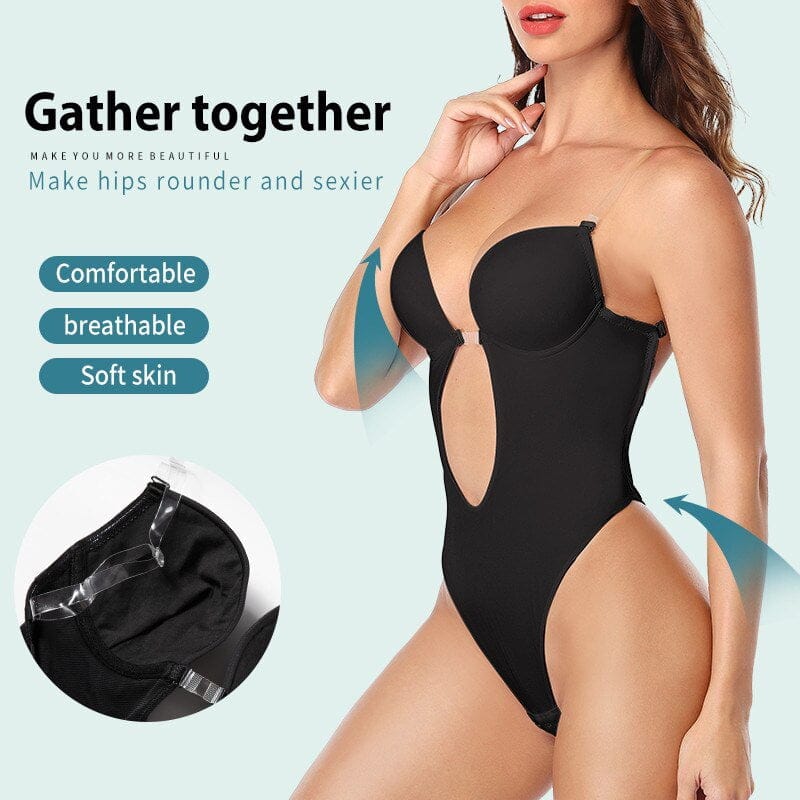 Backless Body Shaper Bra - flowerence