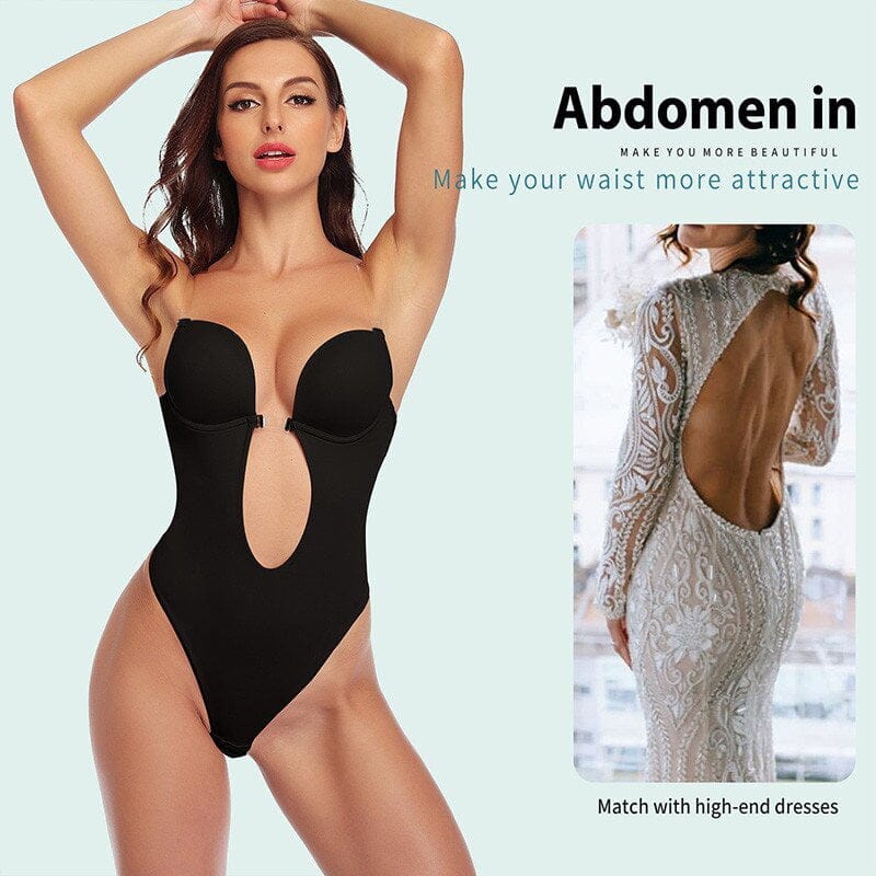 Backless Body Shaper Bra - flowerence