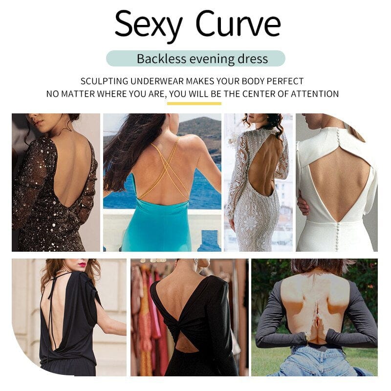Backless Body Shaper Bra - flowerence