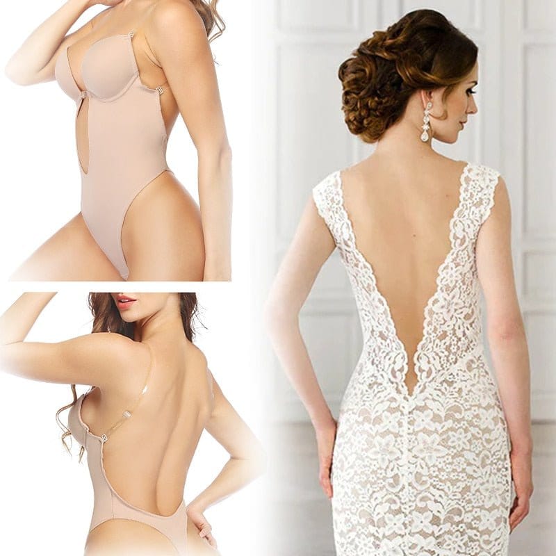 Backless Body Shaper Bra - flowerence