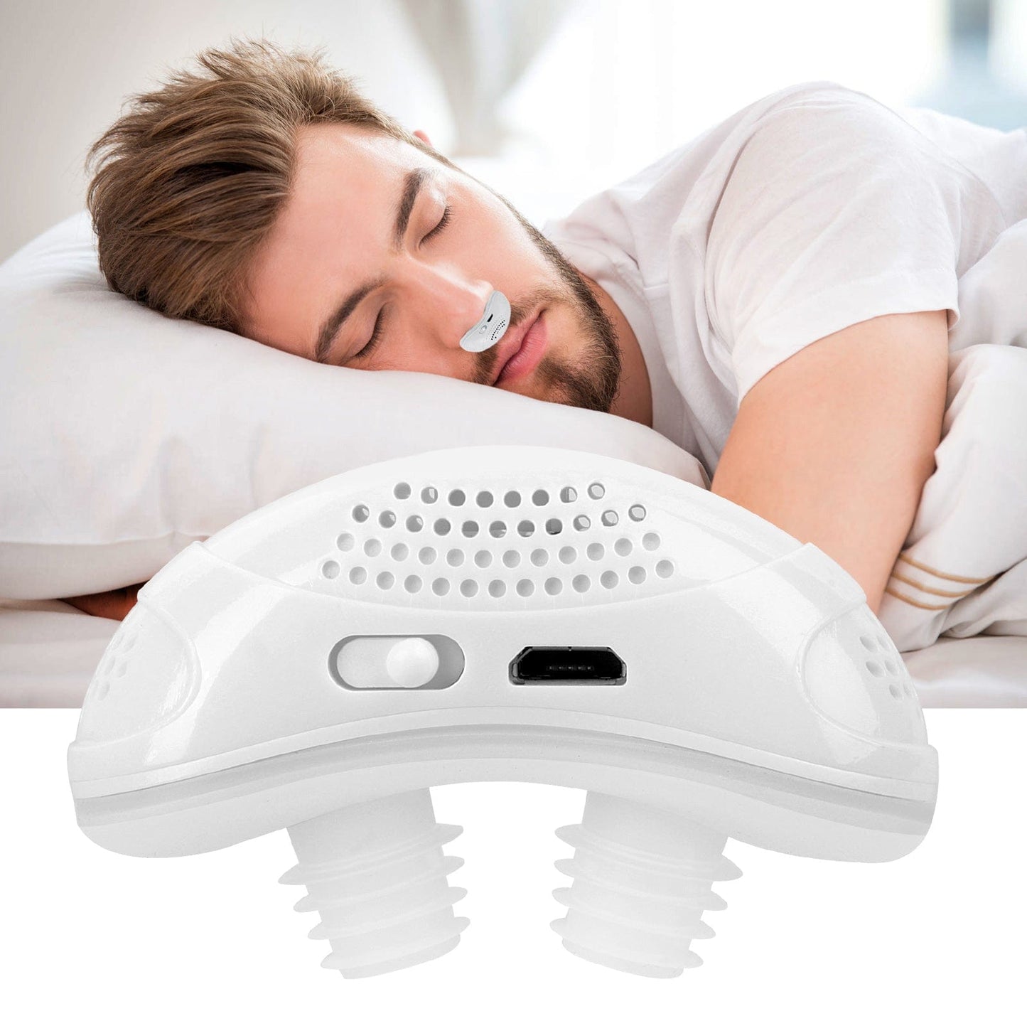 APROLO™ Electric Mini Anti Snoring Device - flowerence