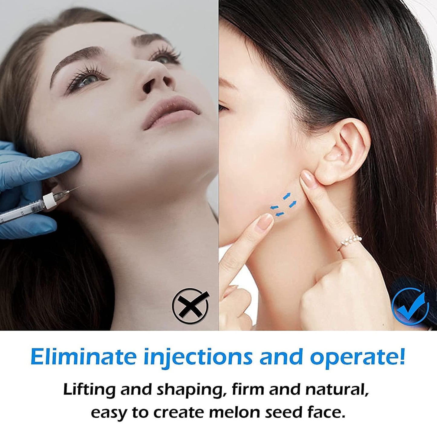 Powerful Invisible Face Liftening Tape Kit - flowerence