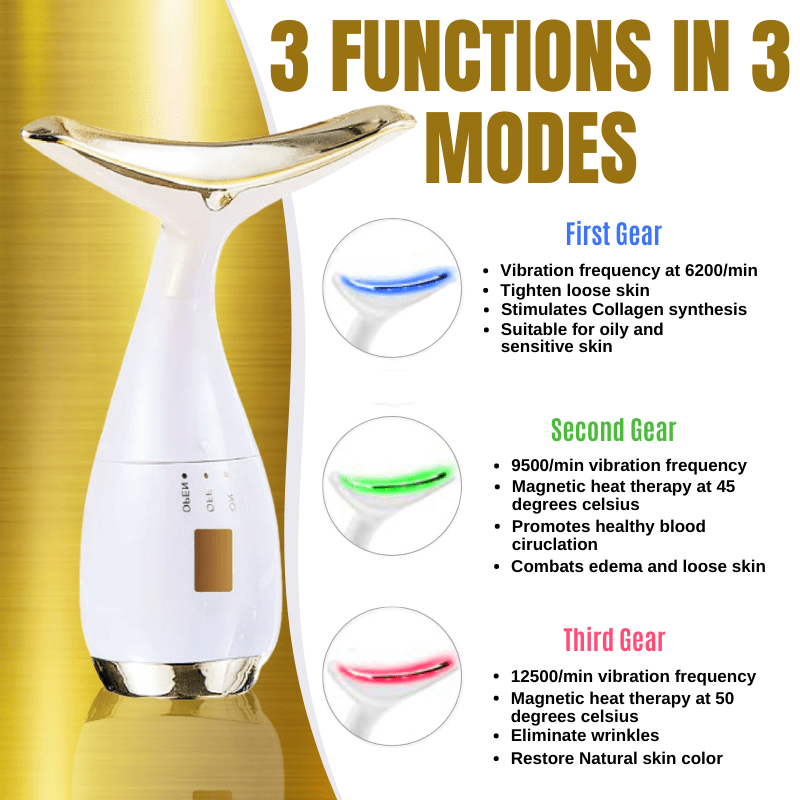 ViFace Ultrasonic Facial Lifting Massager - flowerence