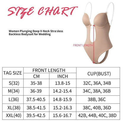 Backless Body Shaper Bra - flowerence
