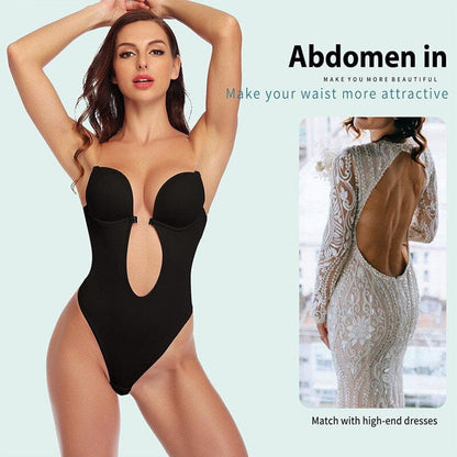 Backless Body Shaper Bra - flowerence