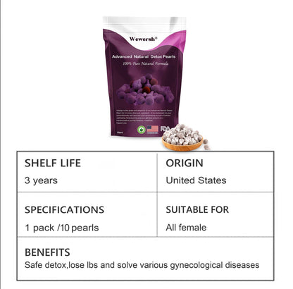 Wewersh® Advanced Natural Detox Pearls - flowerence